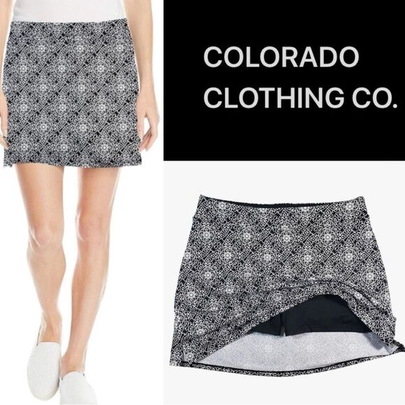 Tranquility by Colorado Clothing Dresses & Skirts - Tranquillity by Colorado Clothing black and white print active skirt size large